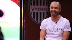 Andrés Iniesta, durante la entrevista. (Europa Press)