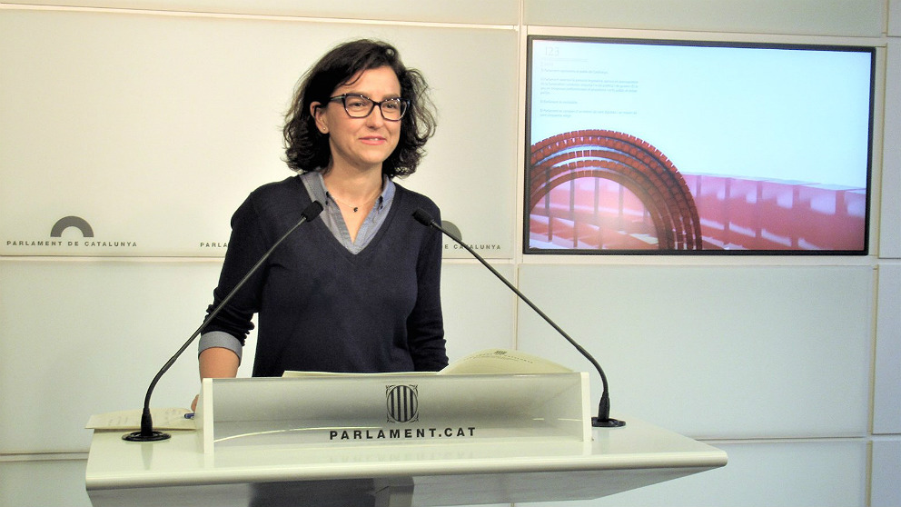 Eva Granados, portavoz del PSC. (EP)