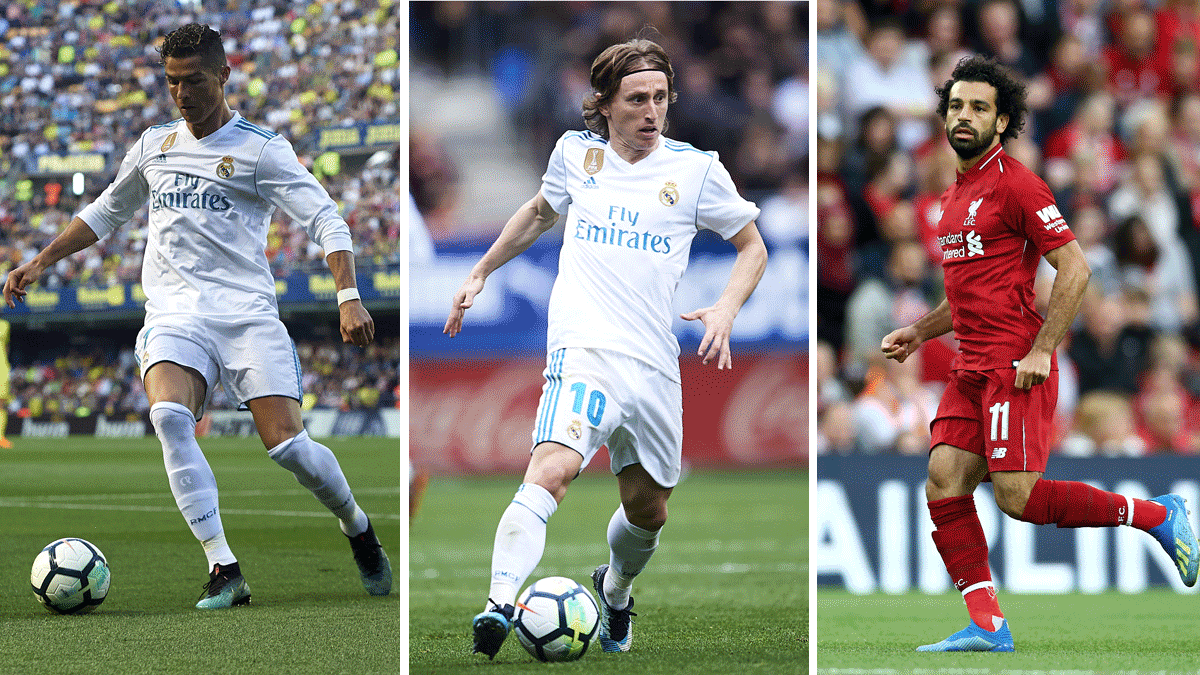 Cristiano, Modric y Salah optan al Mejor Jugador del Año UEFA 2017/2018 (Fotos-Getty)