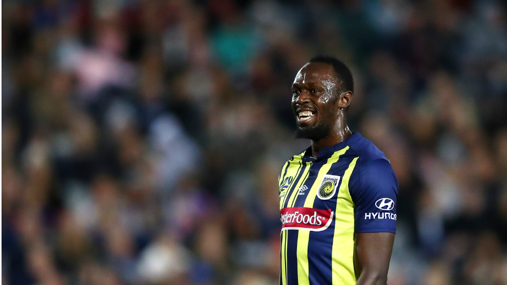 Usain Bolt debutó como futbolista profesional en Australia. (Getty)