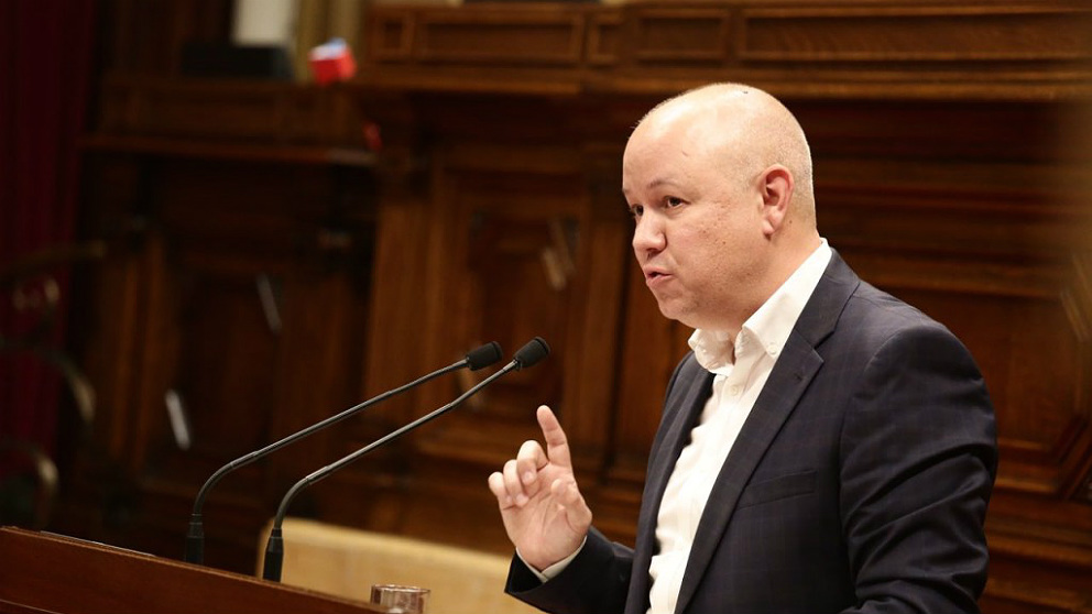 Joan García, miembros de la Mesa del parlament por Ciudadanos. (Foto: Parlament)