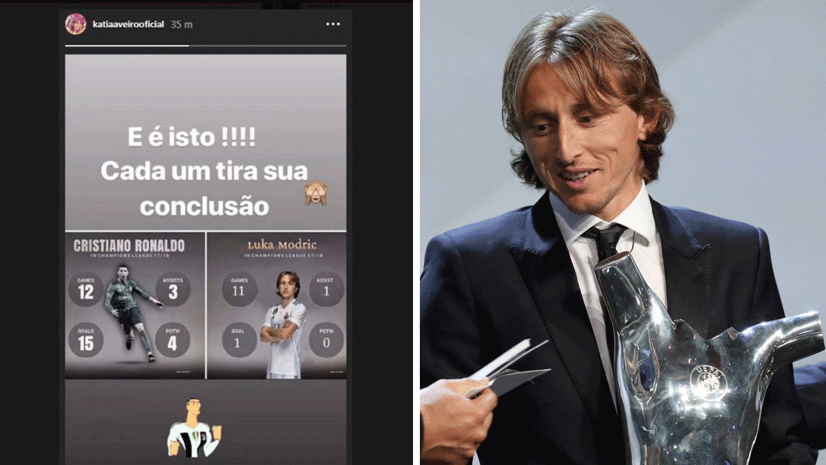 El entorno de Cristiano ‘llora’ por el premio de la UEFA y ataca a Luka Modric