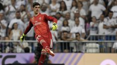 Courtois, en el Real Madrid – Leganés. (AFP)