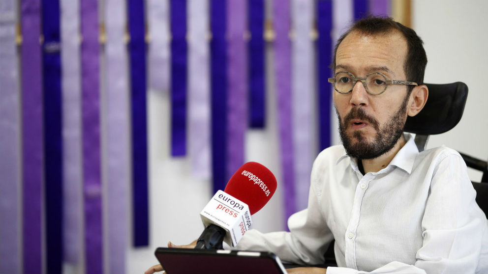 El secretario de Organización de Podemos, Pablo Echenique (Foto: EP)
