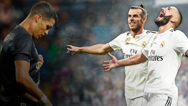 Bale y Benzema golean a Cristiano Ronaldo