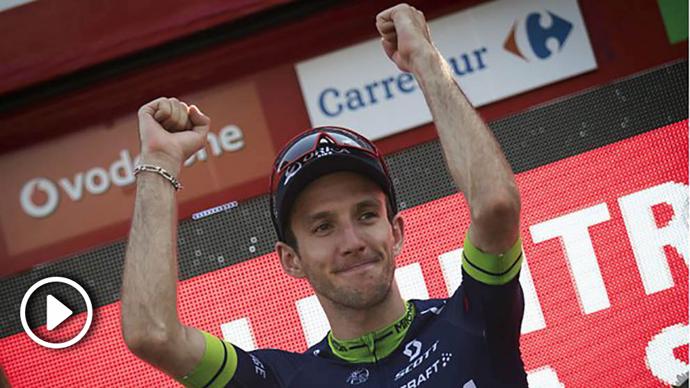 Simon Yates se ha vestido de líder en La Vuelta. (AFP)