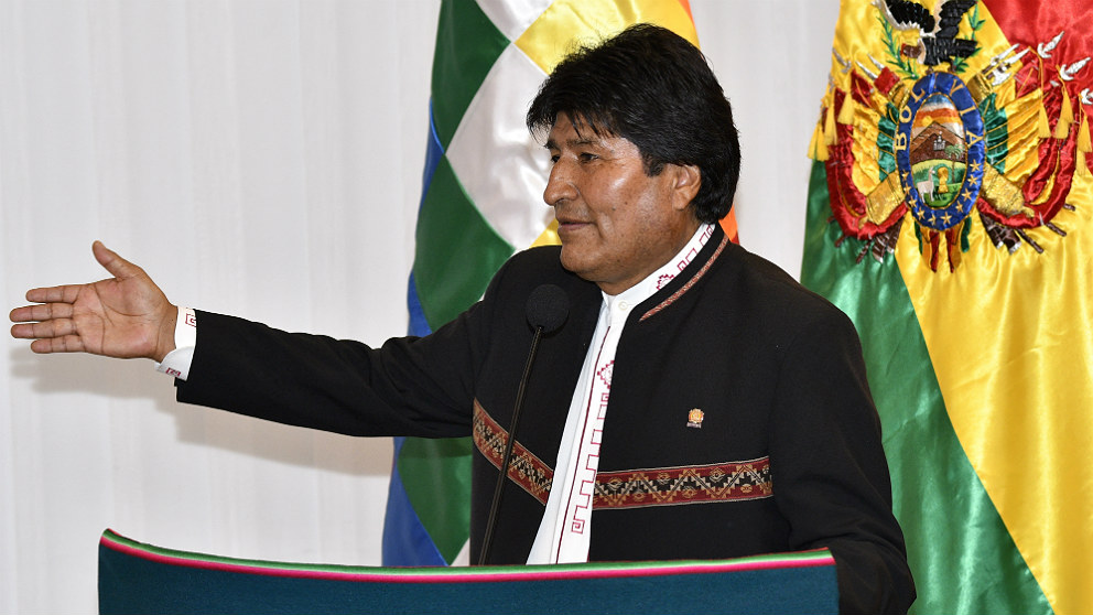 Evo Morales, presidente de Bolivia. (AFP)