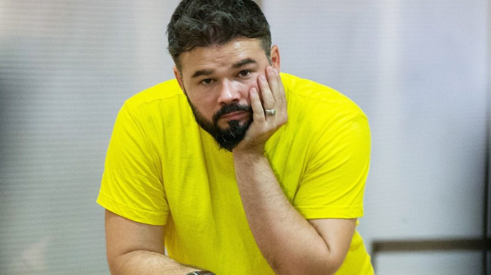 Gabriel Rufián, diputado de ERC en el Congreso. (Foto: EFE)