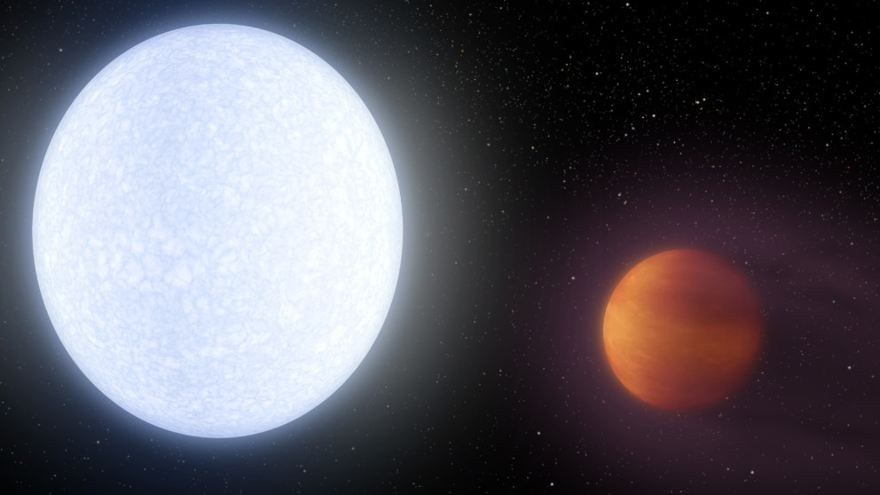 KELT-9b, el primer exoplaneta repleto de titanio y hierro