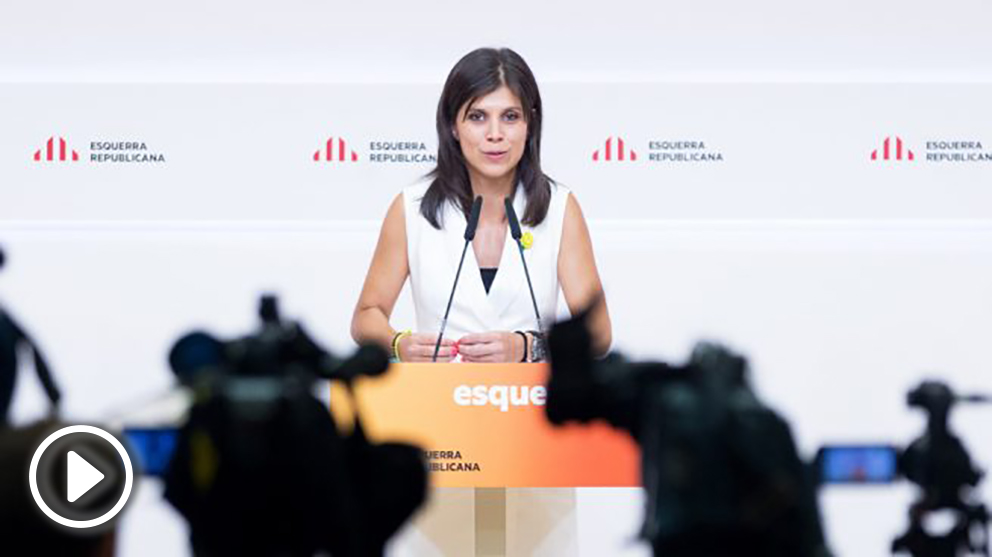 Marta Vilalta, portavoz de ERC. (Foto: EFE)