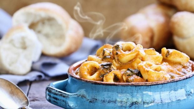 Receta de tortellini con atún y anchoas