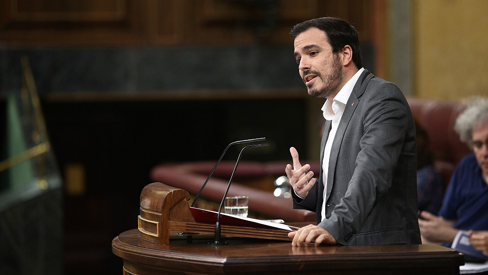 Alberto Garzón, diputado de Unidos Podemos en el Congreso. (EP)