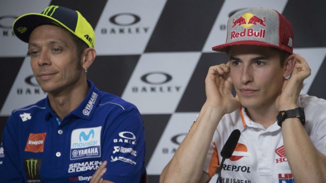 Rossi se rinde a Márquez: «No tiene miedo y es buenísimo»