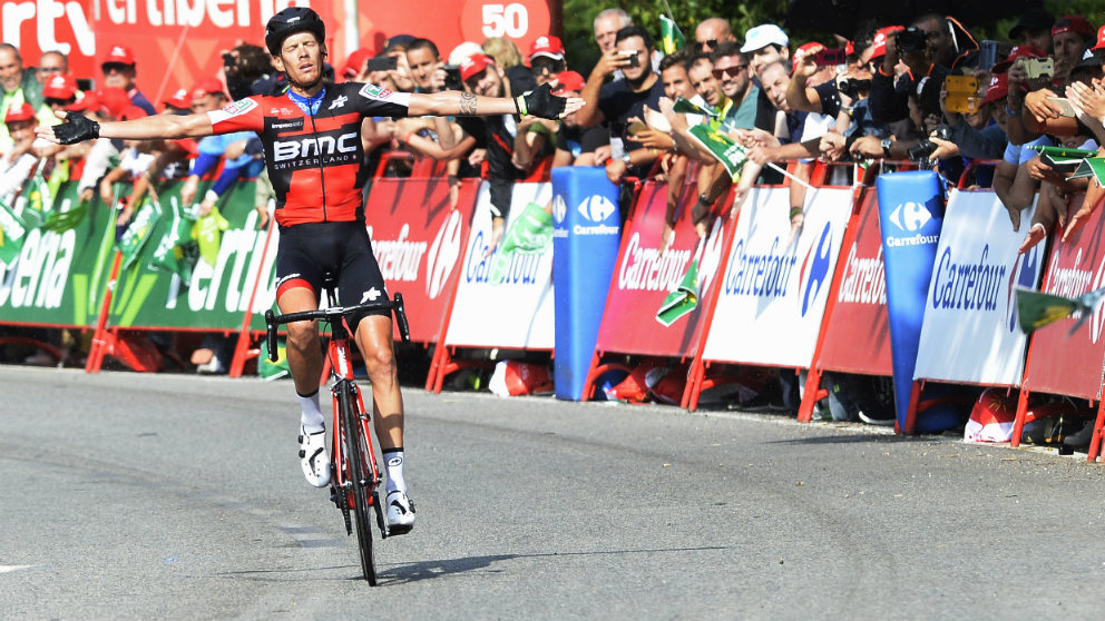 De Marchi se impuso en la undécima etapa de la Vuelta a España. (AFP)
