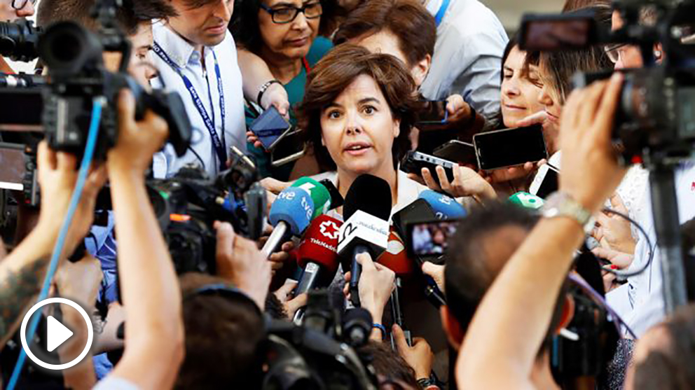 Soraya Sáenz de Santamaría. (Foto: EFE)