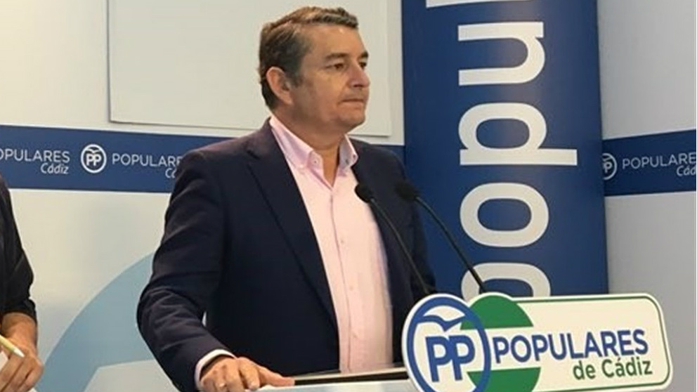 Antonio Sanz, senador y líder del PP en Cádiz. (EP)