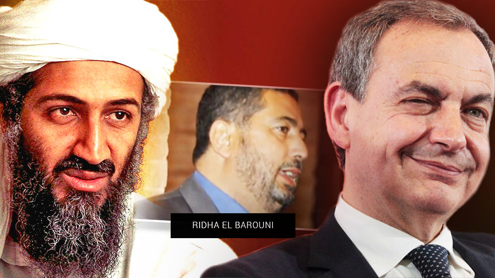 Osama Bin Laden, el tunecino Ridha El Barouni y José Luis Rodríguez Zapatero.