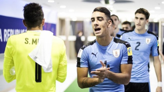 José Luis Rodríguez, con la selección uruguaya Sub 21.