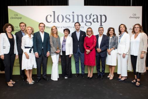 Los respresentantes empresariales de la iniciativa ClosingGap.
