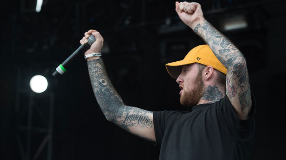 El rapero Mac Miller ha fallecido en Los Ángelesa los 26 años de edad. Foto: AFP
