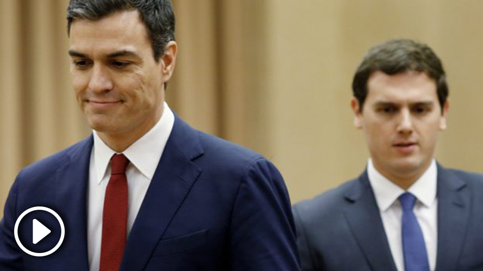 Pedro Sánchez y Albert Rivera. (Foto: EFE)