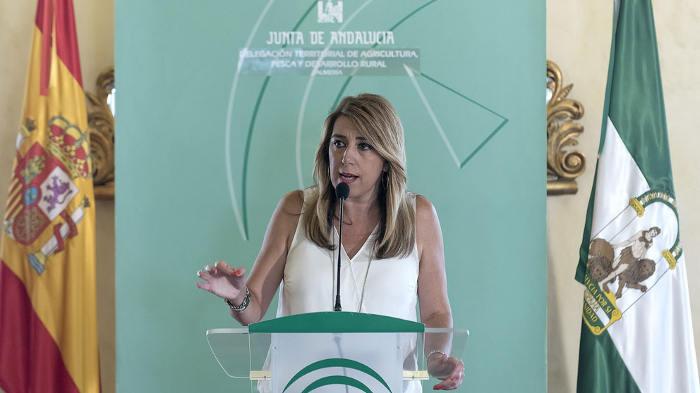 La presidenta de la Junta de Andalucía y secretaria general del PSOE-A, Susana Díaz. Foto: Europa Press