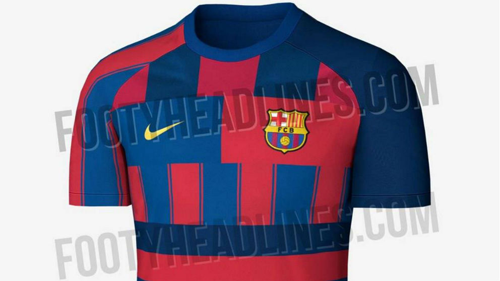 Nueva camiseta del Barcelona.