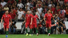 André Silva celebra su gol en el Portugal – Italia. (AFP)