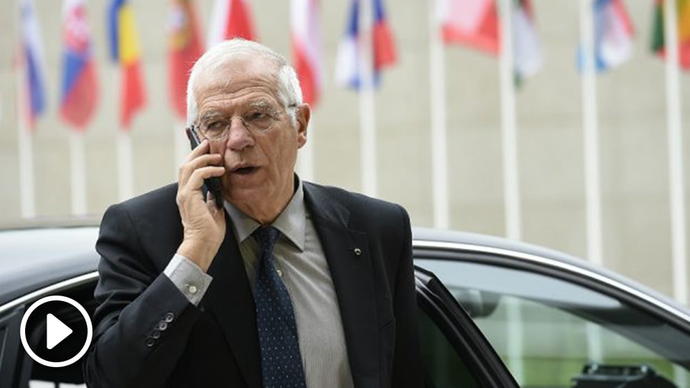 Josep Borrell, ministro de Exteriores, en Bruselas. (Foto: AFP)