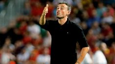 Luis Enrique en el partido ante Croacia (EFE)