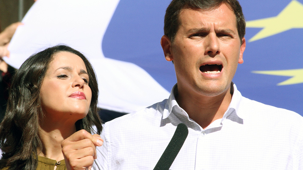 Albert Rivera e Inés Arrimadas. (Foto: E. Falcón)