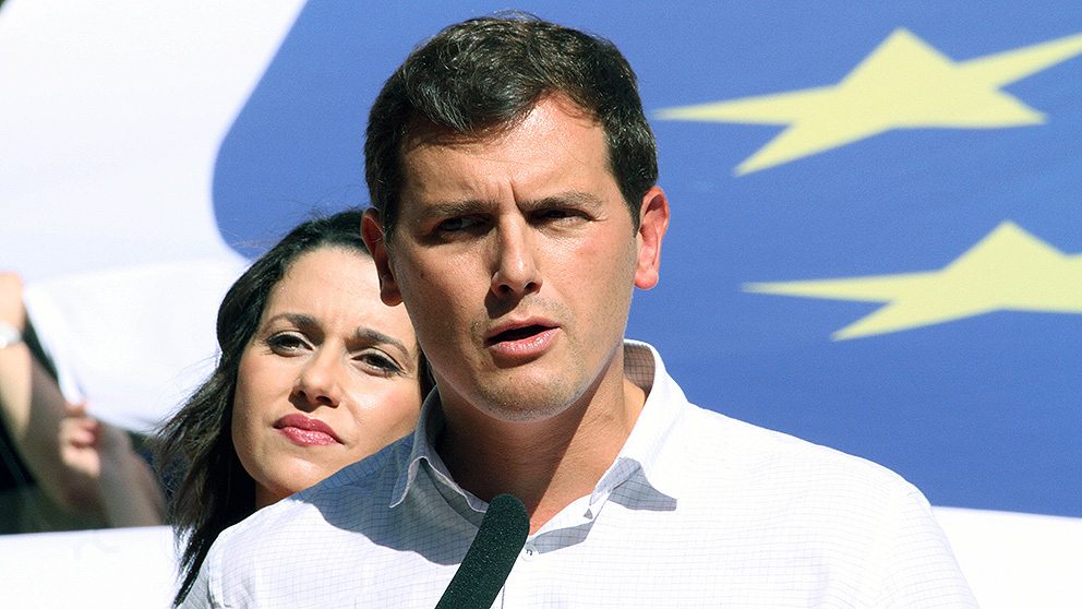 Albert Rivera e Inés Arrimadas. (Foto: E. Falcón)