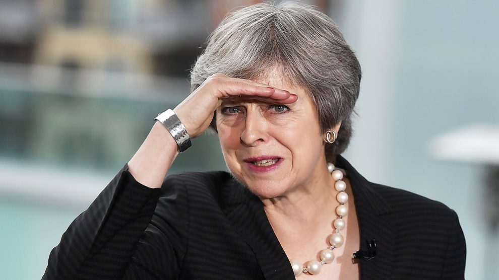 Theresa May, primera ministra del Reino Unido. (Foto: AFP)