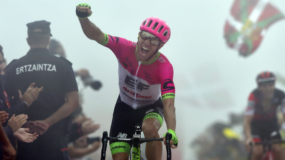 Michael Woods, ganador de la etapa 17 de la Vuelta España 2018. (AFP)