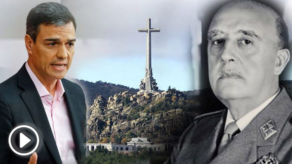 Pedro Sánchez y Francisco Franco.