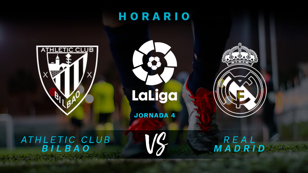 Liga Santander: Athletic Club – Real Madrid| Horario del partido de fútbol de la Liga Santander