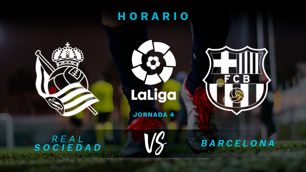 Liga Santander: Real Sociedad – Barcelona| Horario del partido de fútbol de Liga Santander.