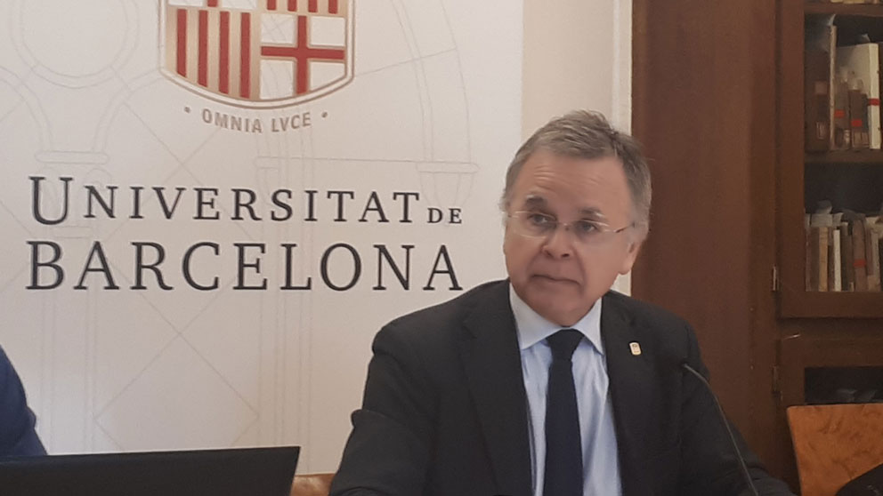 El rector de la Universitat de Barcelona (UB), Joan Elias. Foto: Europa Press