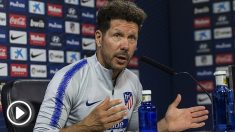 Simeone, en rueda de prensa (EFE)