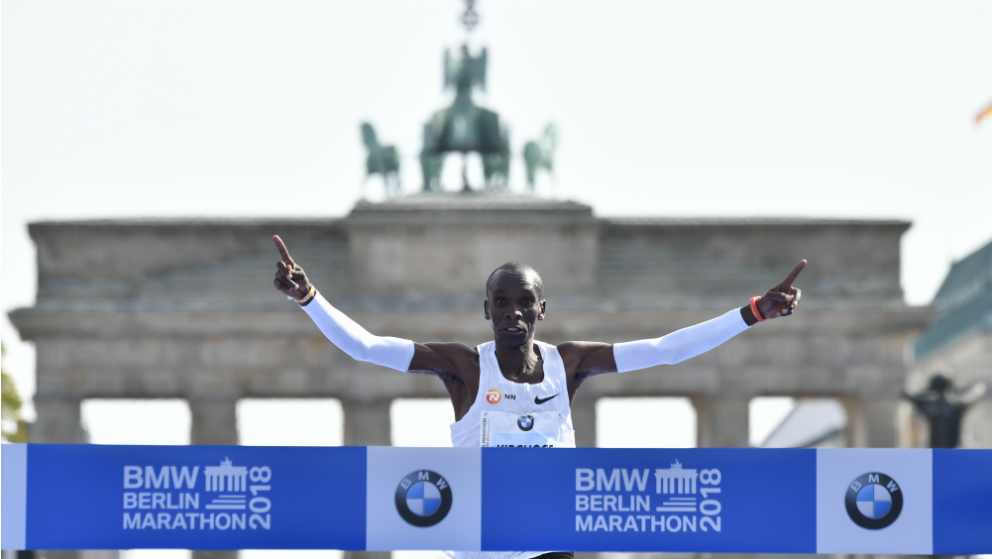 Nuevo récord mundial en el Maratón de Berlín. (AFP)