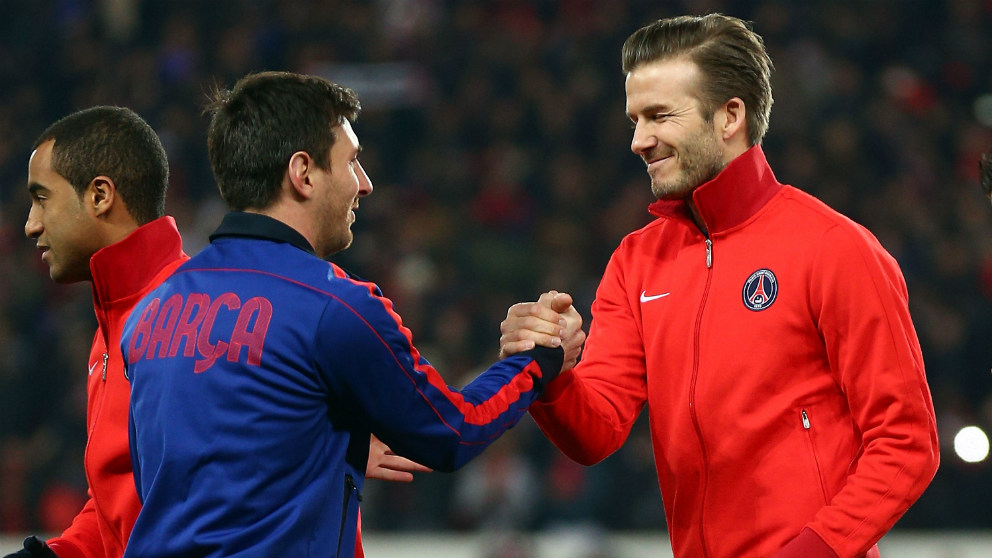 Beckham podría llevarse a Messi a Estados Unidos. (Getty)