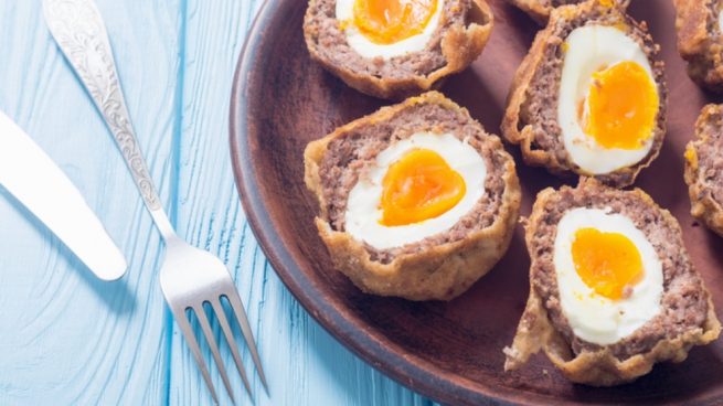 Receta de Albóndigas rellenas de huevos de codorniz