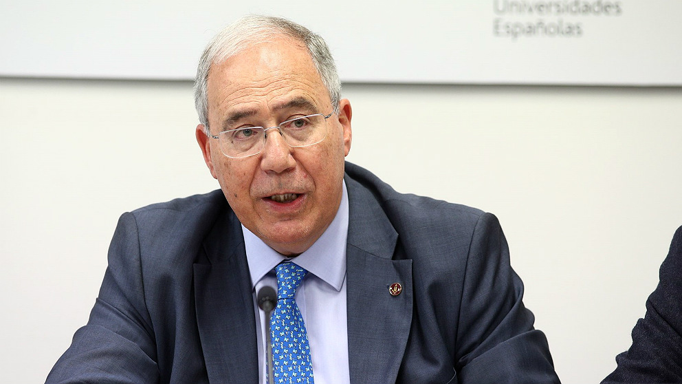 El presidente de la Conferencia de Rectores de las Universidades Españolas (CRUE), Roberto Fernández. (EP)