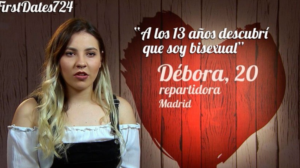 Débora contó en ‘First Dates’ cómo descubrió su orientación sexual