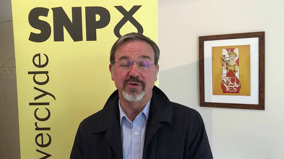 Ronnie Cowan, diputado independentista escocés del SNP en Westminster. (TW)