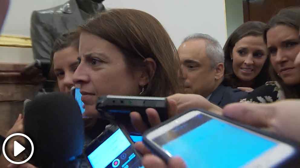 ºAdriana Lastra, portavoz del PSOE en el Congreso.