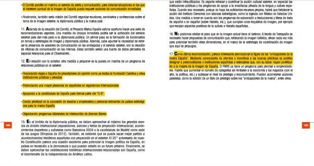 Informe del ICEX sobre el "Proyecto Marca España" (2003).