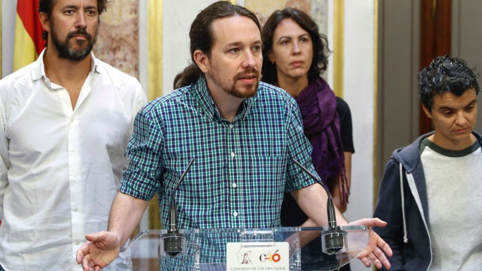 El secretario general de Podemos, Pablo Iglesias (Foto: Efe)