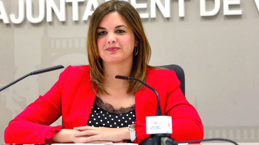 La actual vice alcaldesa del Ayuntamiento de Valencia la socialista Sandra Gómez.