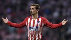 Griezmann durante un partido del Atlético en Liga. (AFP)